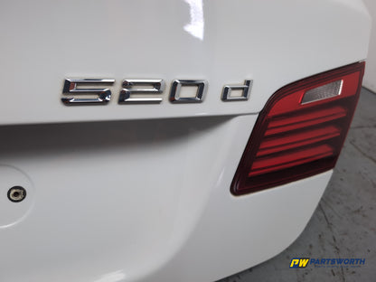 Bmw 5 Series 520d Se Boot Lid Alpine White 300 2013-2017 - photo 7