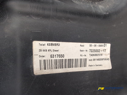 Bmw 5 6 Serie F10 F11 F06 F12 F13 Fuel Tank 7225002 2.0l Diesel 2013-2017 - photo 7