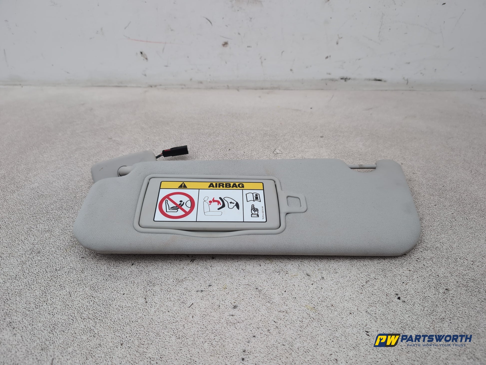 Jaguar Xf Portfolio D Sun Visor Lh Passenger Side 2015-2015