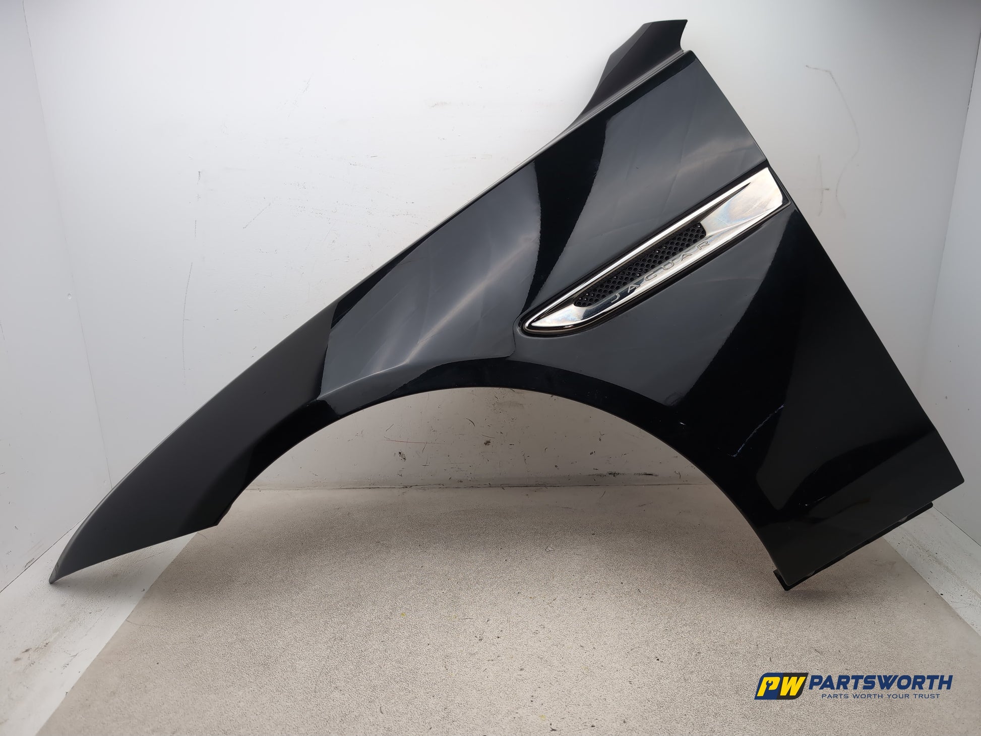 Jaguar Xf Portfolio D Wing Front Lh Passenger Side Ebony Black Pec 2015-2019