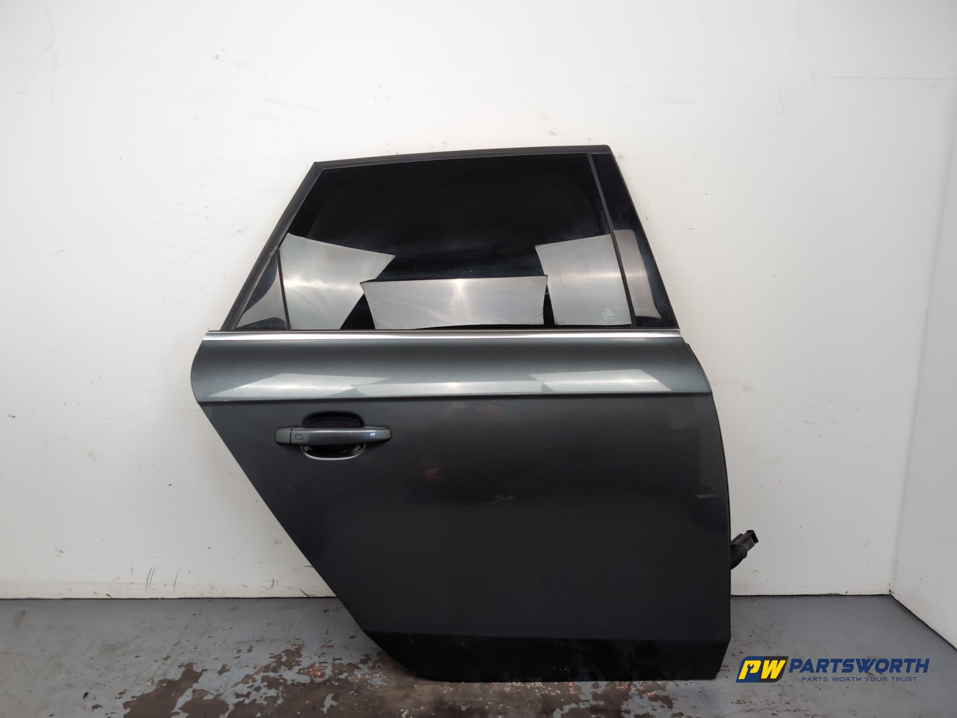 Audi A4 S Line Black Edit Tdi Quat Door Rear Rh Driver Side Metallic Grey Lz7t - photo 9