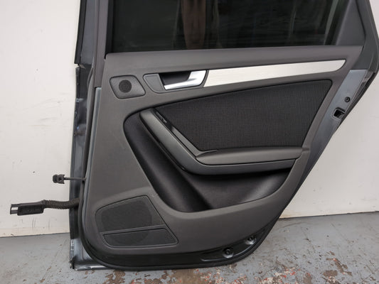 Audi A4 S Line Black Edit Tdi Quat Door Rear Rh Driver Side Metallic Grey Lz7t - photo 2