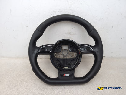 Audi A4 S Line Black Edit Tdi Quat Multifunction Steering Wheel 8k0419091cn