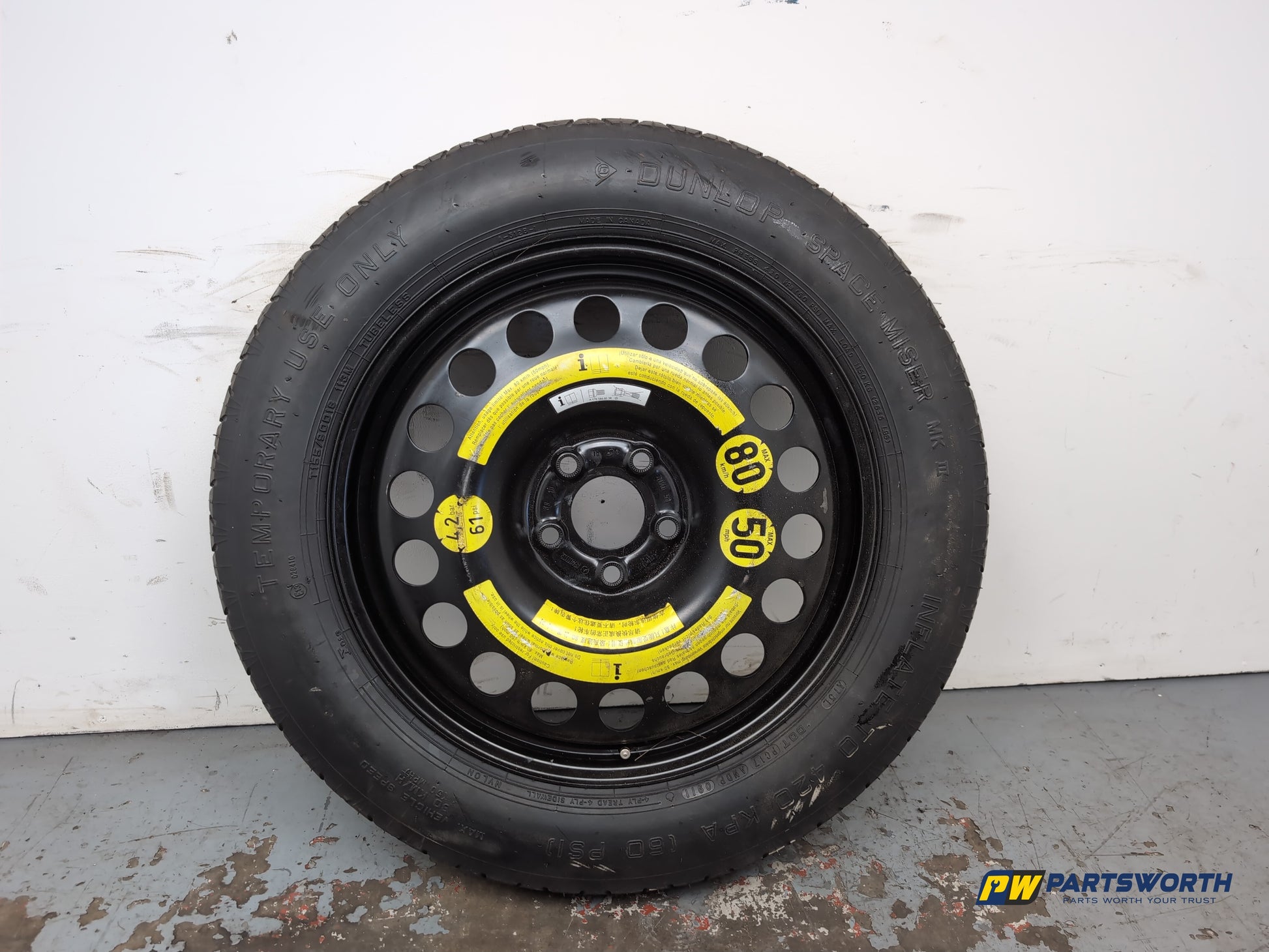 Space Saver Spare Wheel and Tool Kit  1