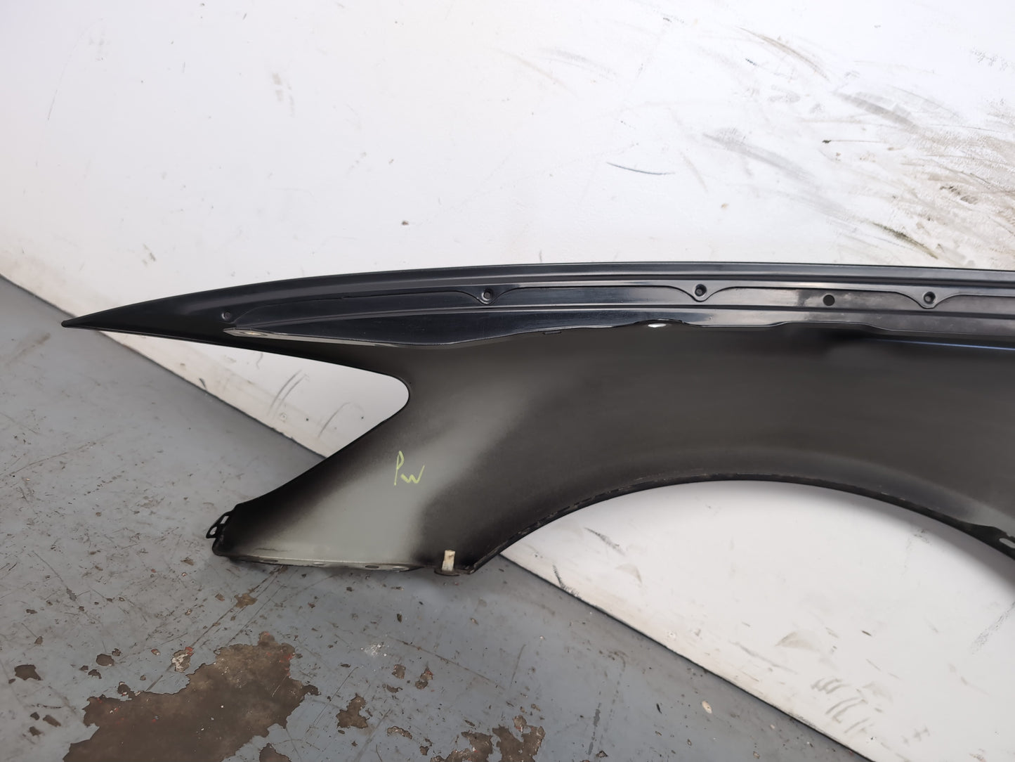 Audi A6 Se Tdi Quattro Auto Wing Front Rh Driver Side Briliant Black Ly9b - photo 7