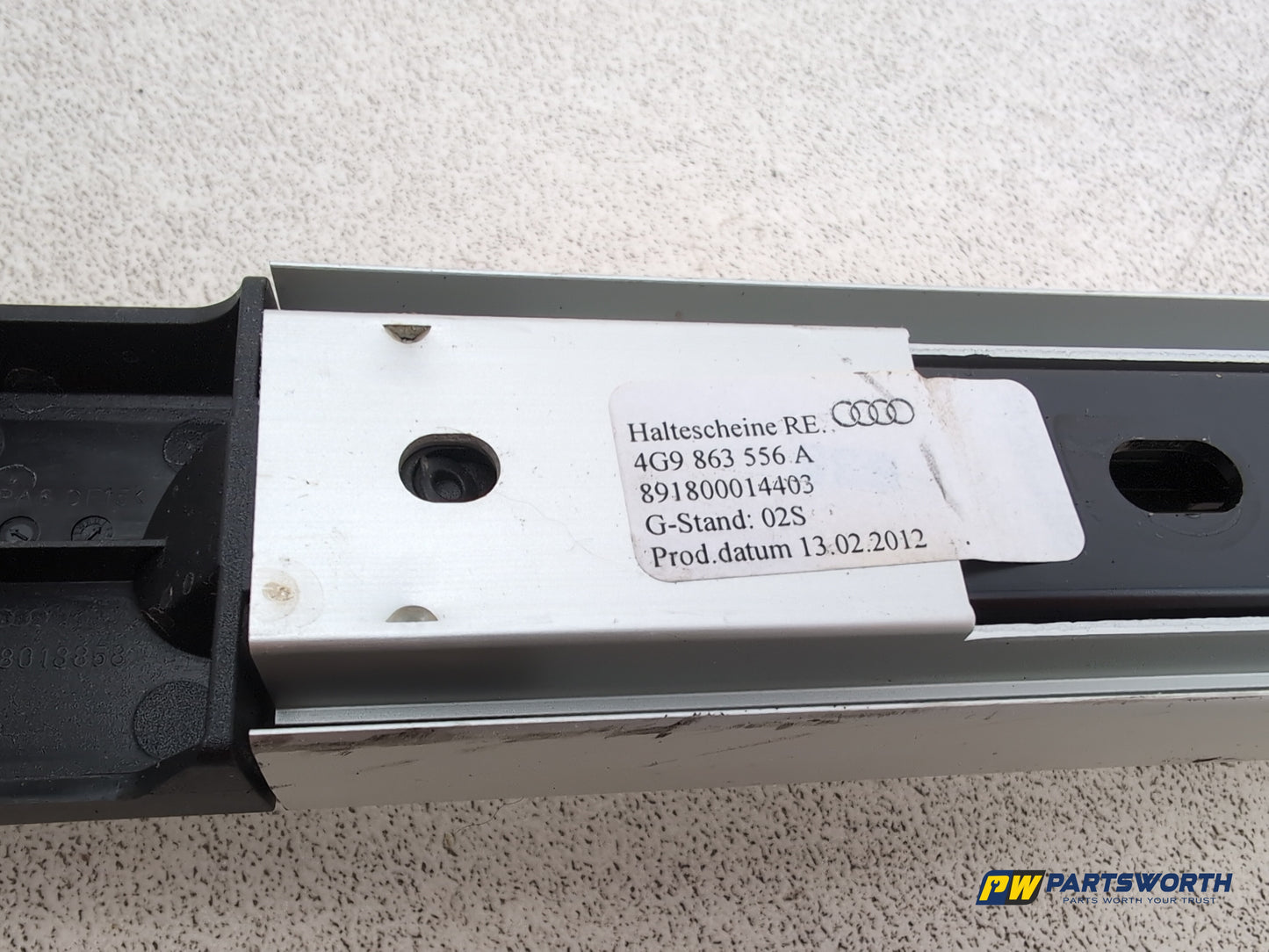 Audi A6 Se Tdi Quattro Auto Side Guides Boot With Hooks 4g9863556a - photo 7