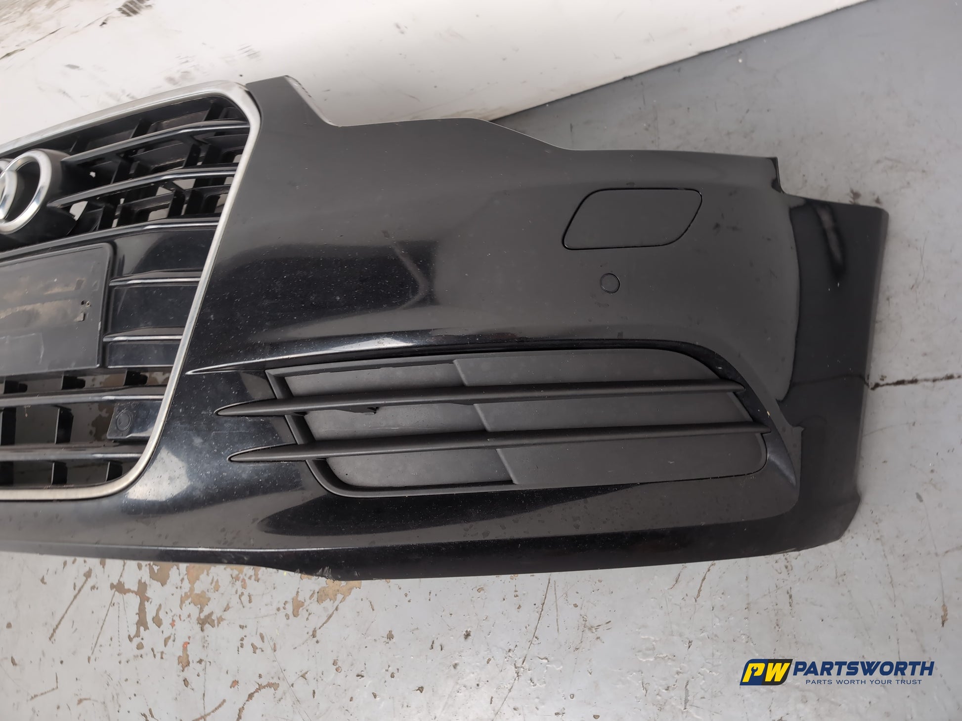 Audi A6 Se Tdi Quattro Auto Complete Front Bumper Briliant Black Ly9b 2011-2012 - photo 7