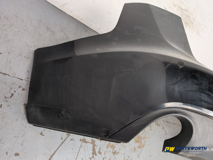 Audi A6 Se Tdi Quattro Auto Rear Bumper Briliant Black Ly9b 2011-2012 - photo 7