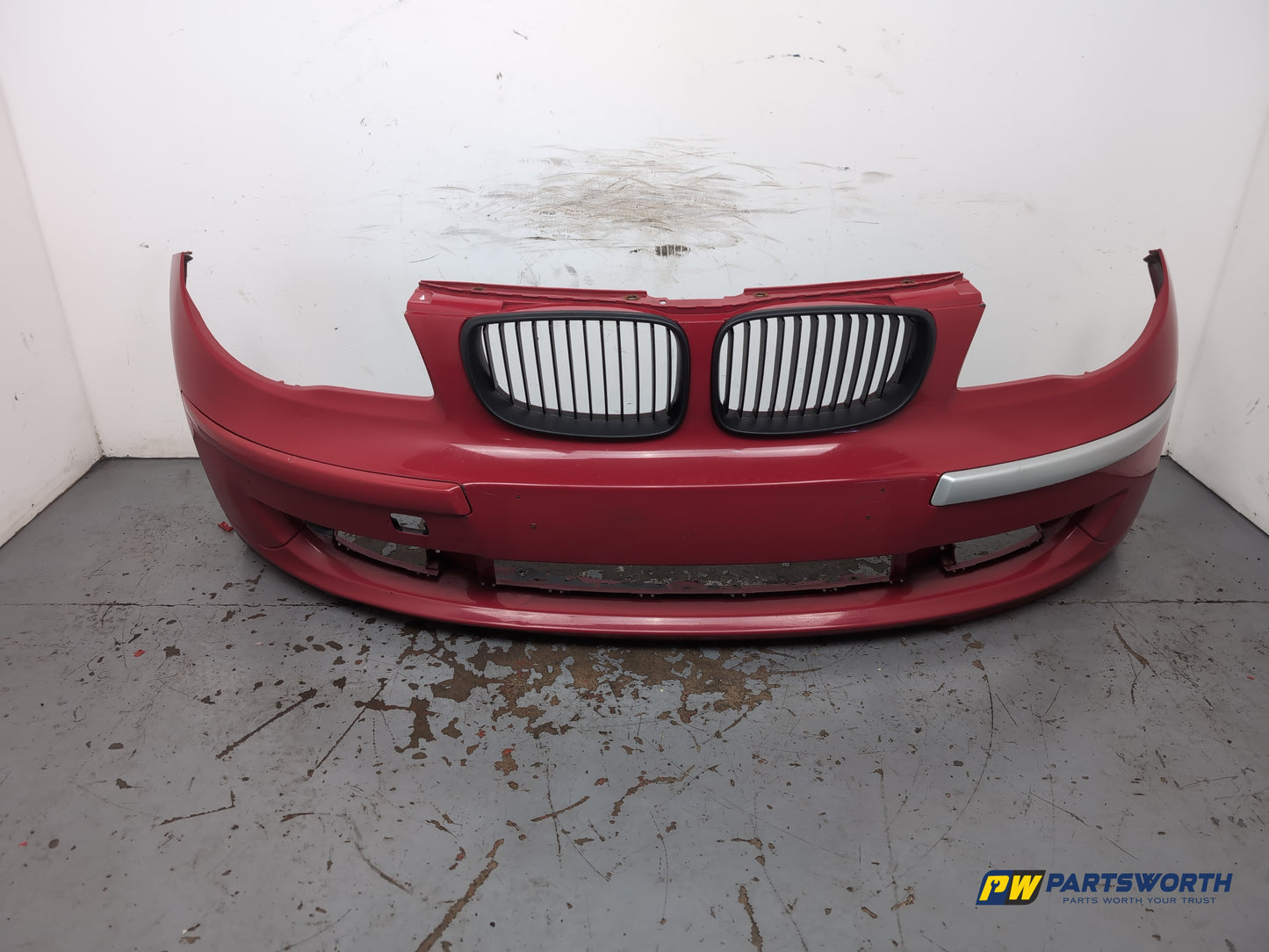 Bmw 118d Se Auto Fron Bumper Red 2007-2009 - photo 3