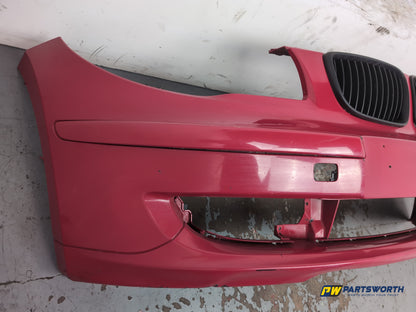 Bmw 118d Se Auto Fron Bumper Red 2007-2009 - photo 9