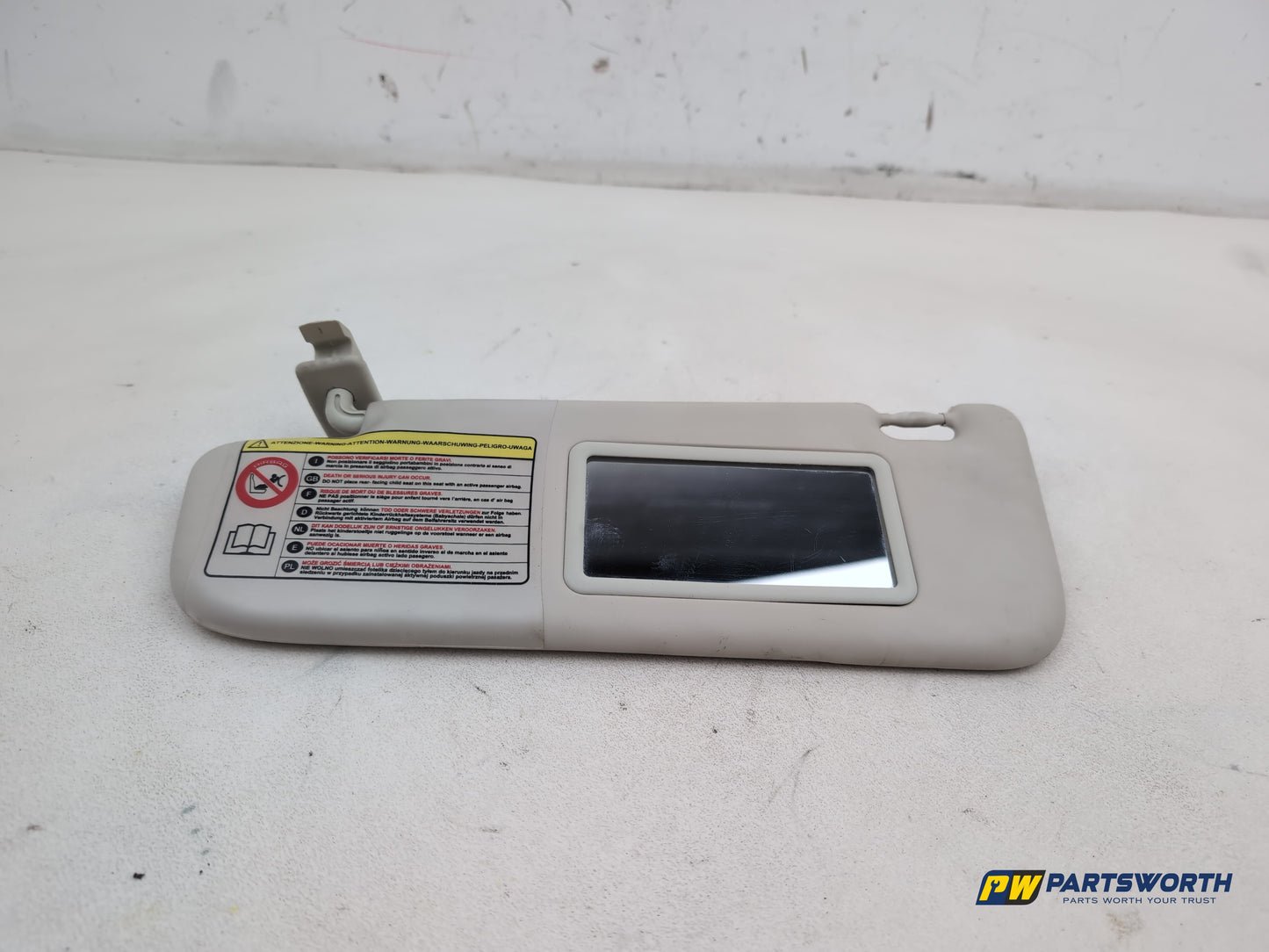 Fiat 500 Pop Sun Visor Lh Passenger Side 2007-2009