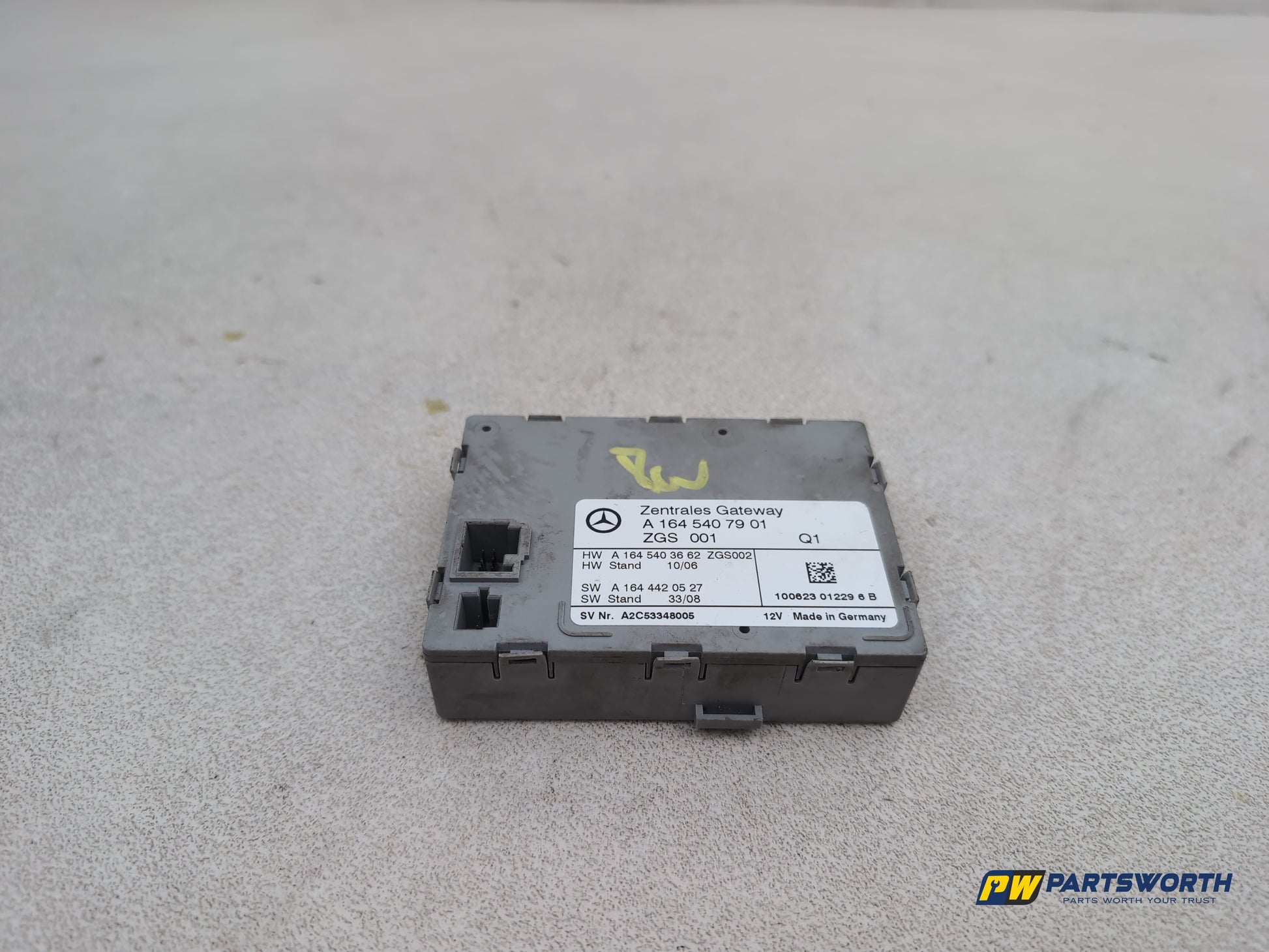 Mercedes-Benz Ml350 Spt Cdi Blueef-Cy Gateway Module Control Unit A1645407901