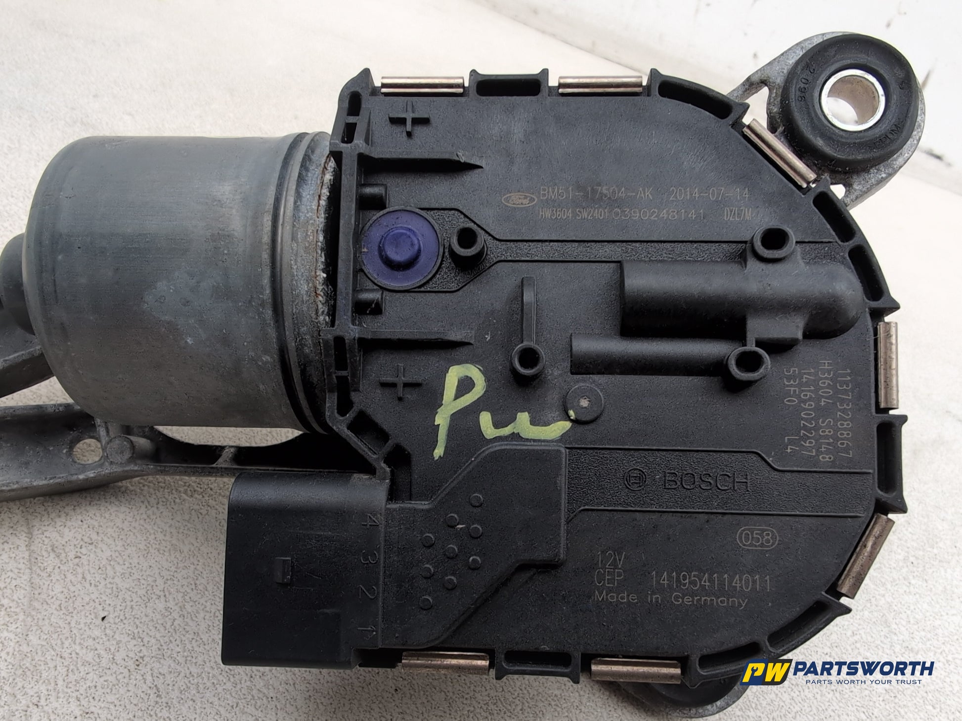 Ford Focus Zetec Turbo Wiper Motor Front Lh Passenger Side Bm5117k484a 2011-2018 - photo 7
