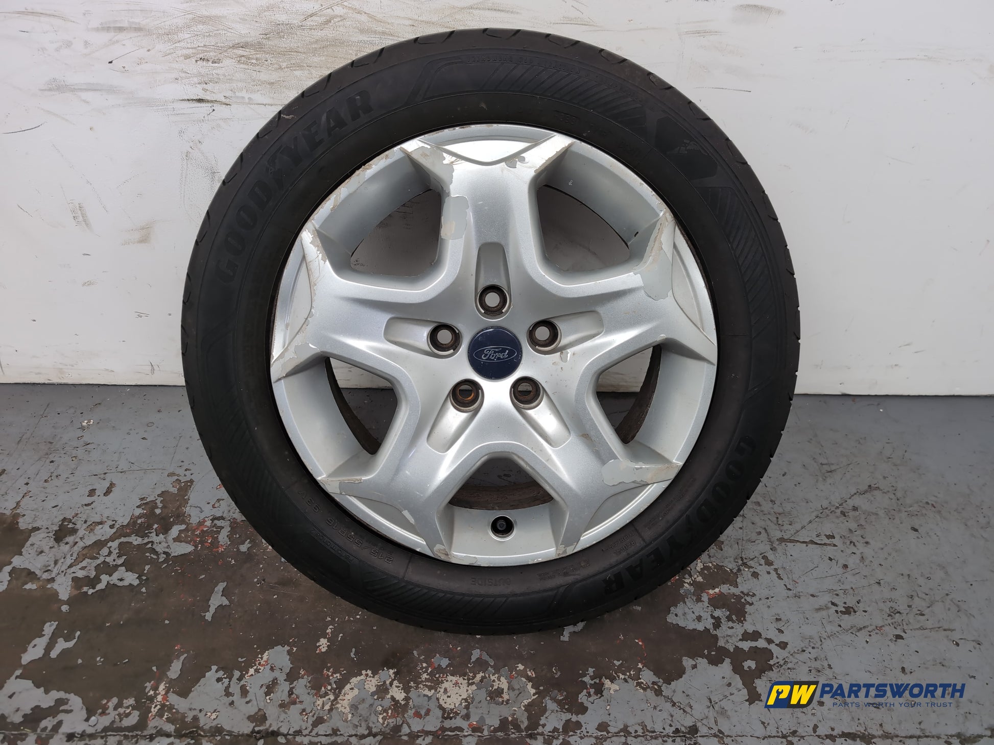 Ford Focus Zetec Turbo Steel Wheel With Tyre And Cover 215/55 R16