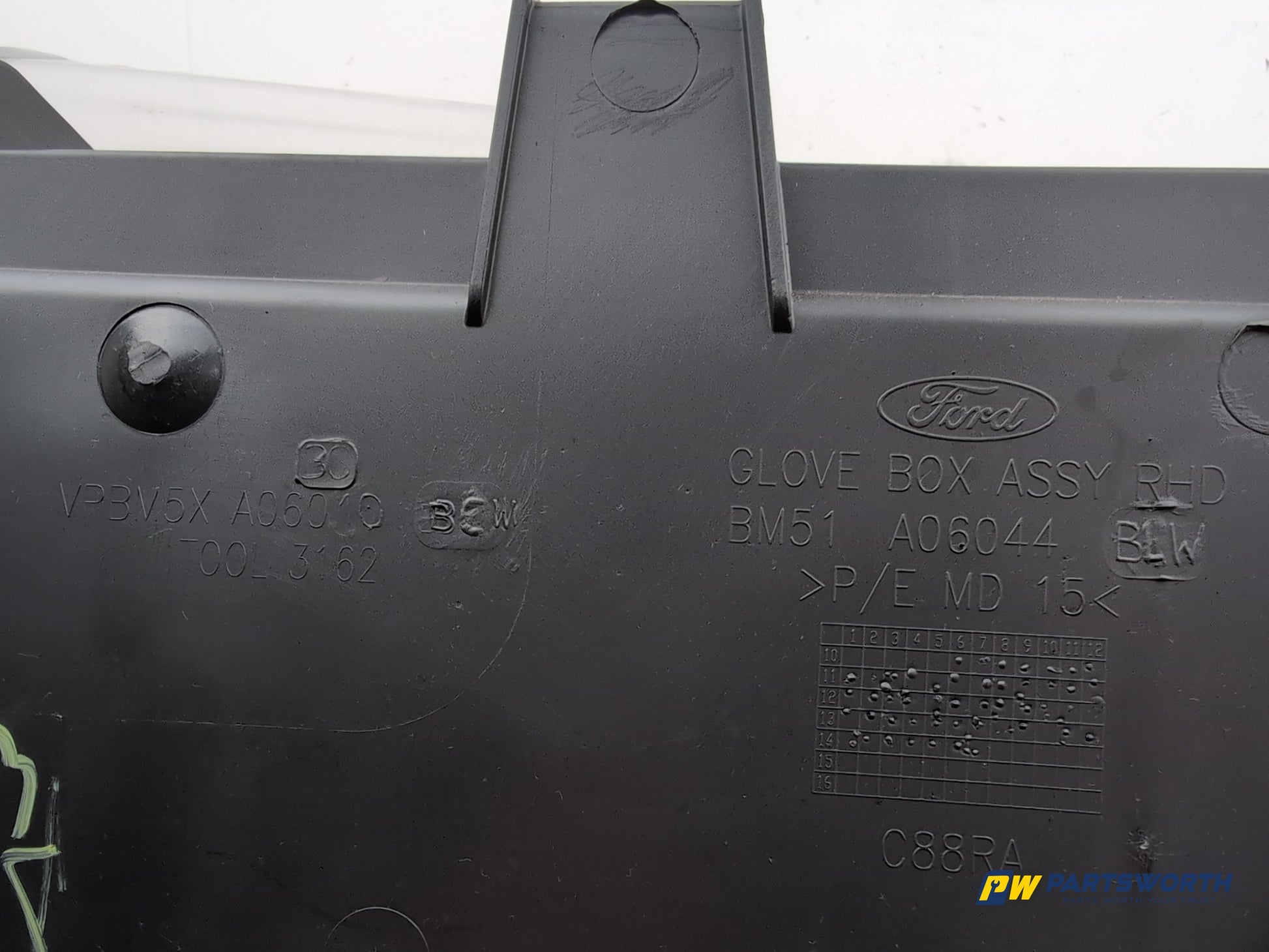 Glove Compartment Assembly 7