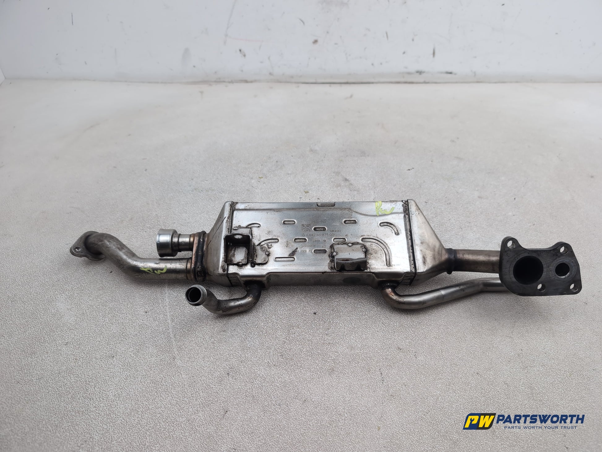 Mercedes-Benz Ml350 Spt Cdi Blueef-Cy Diesel Exhaust Egr Cooler A6421401875