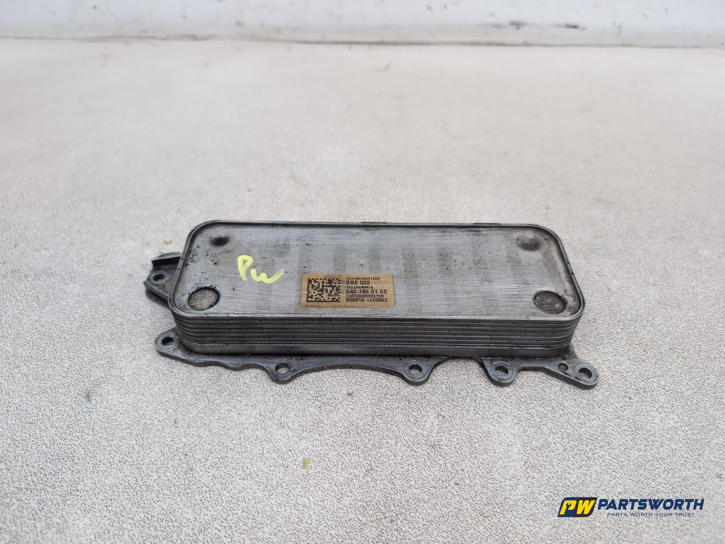 Mercedes-Benz Ml350 Spt Cdi Blueef-Cy A Oil Cooler A6421800165 2009-2011