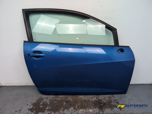 Seat Ibiza Sportrider Door Front Rh Driver Side Blue Lz5f 2008-2012