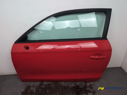 Audi A1 Contrast Edition Tdi Door Front Lh Passenger Side Red Lz3m 2010-2014