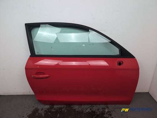 Audi A1 Contrast Edition Tdi Door Front Rh Driver Side Red Lz3m 2010-2014