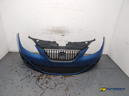 Seat Ibiza Sportrider Front Bumper Blue Lz5f 2008-2011