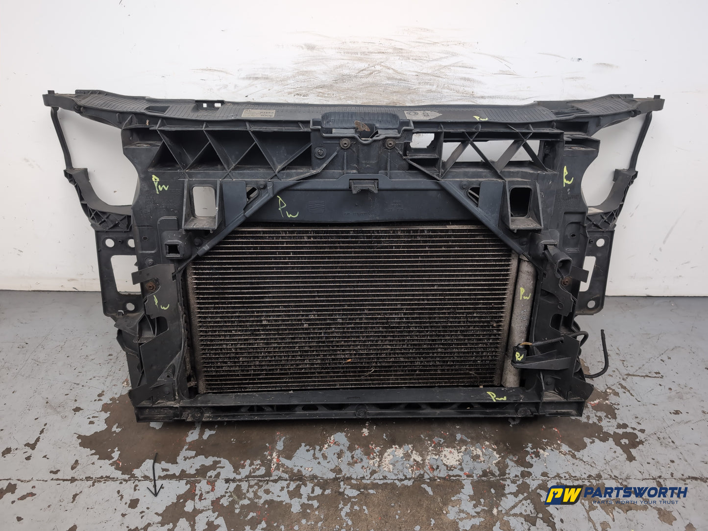 Seat Ibiza Sportrider Manual 1.4l Petrol Radiator Slam Panel Pack Kit 2008-2012