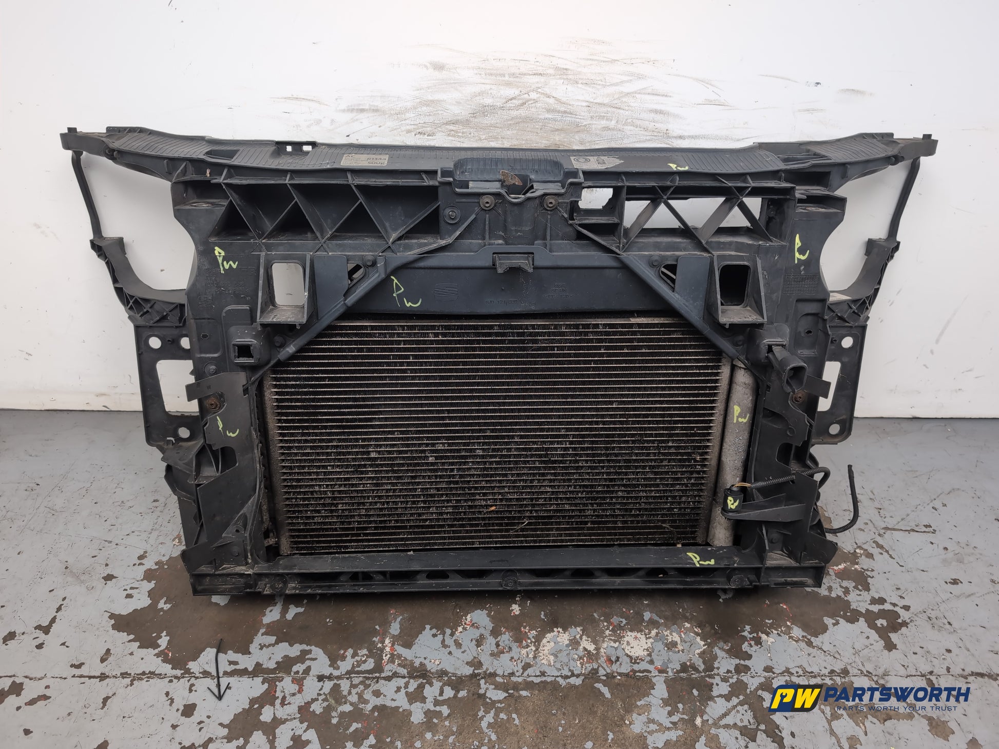 Seat Ibiza Sportrider Manual 1.4l Petrol Radiator Slam Panel Pack Kit 2008-2012
