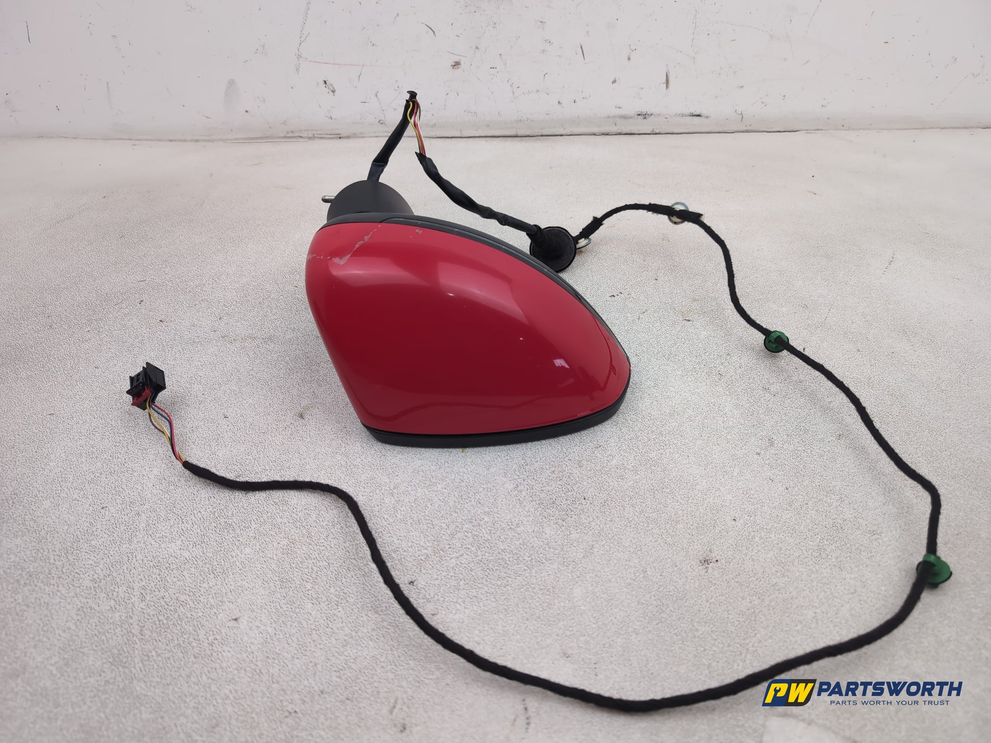 Audi A1 Contrast Edition Tdi Door Mirror Rh Driver Side Red Lz3m 2010-2012