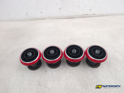 Audi A1 Contrast Edition Tdi Dashboard Air Vent Set Of 4 8x2820902 2010-2012