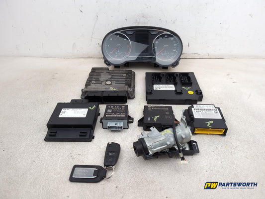 Audi A1 Contrast Edition Manual Engine Ecu Kit 1.6l Diesel 03l906023kq 2010-2012