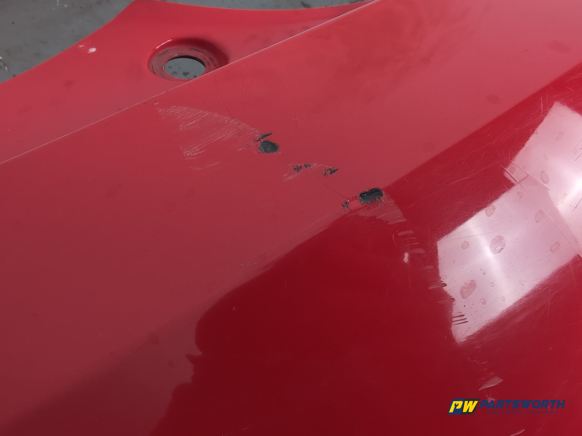 Audi A1 Contrast Edition Tdi Hatchback Rear Bumper Red Lz3m 2010-2012 - photo 6