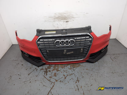 Audi A1 Contrast Edition Tdi Hatchback Front Bumper Red Lz3m 2010-2012