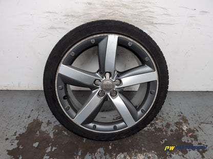 Audi A1 Contrast Edition Tdi Wheel With Tyre 215/40 R17 Silver Black 8x0601025e