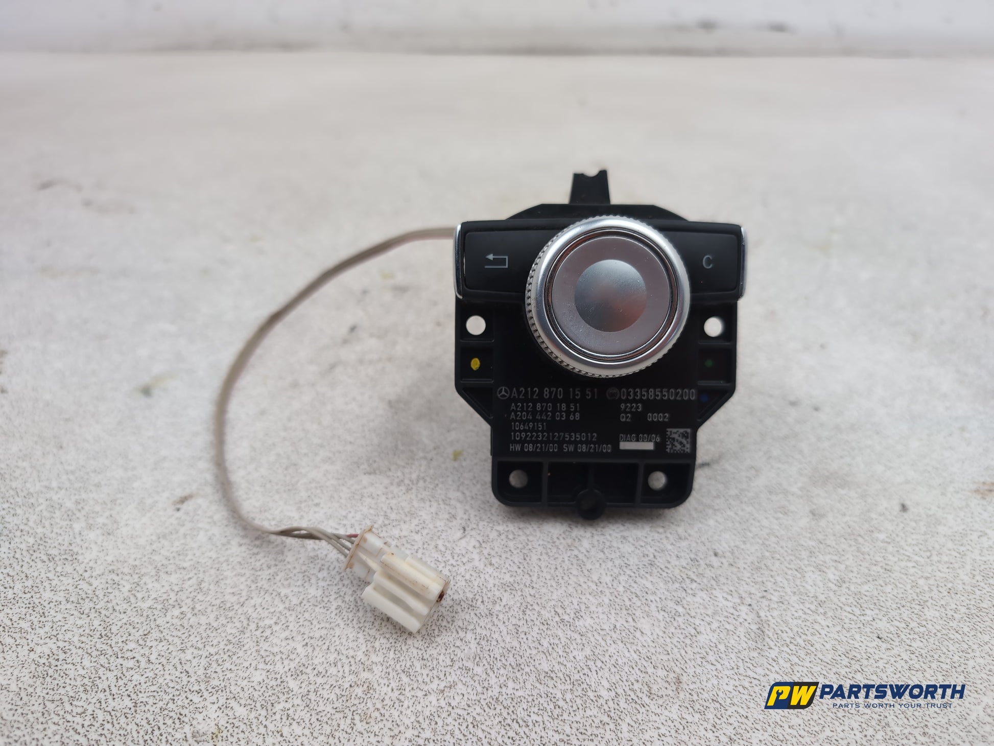 Mercedes-Benz E220 E-Calss W212 Multimedia Control Switch A2128701551 2009-2016
