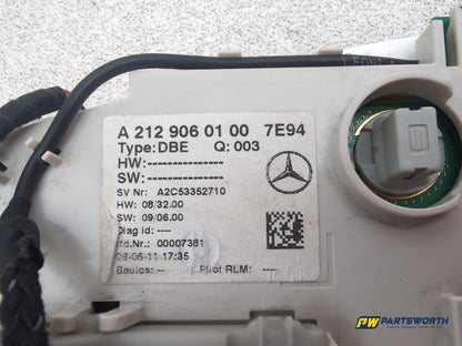 Mercedes-Benz E220 E-Class W212 Interior Reading Light A2129060100 2009-2013 - photo 7