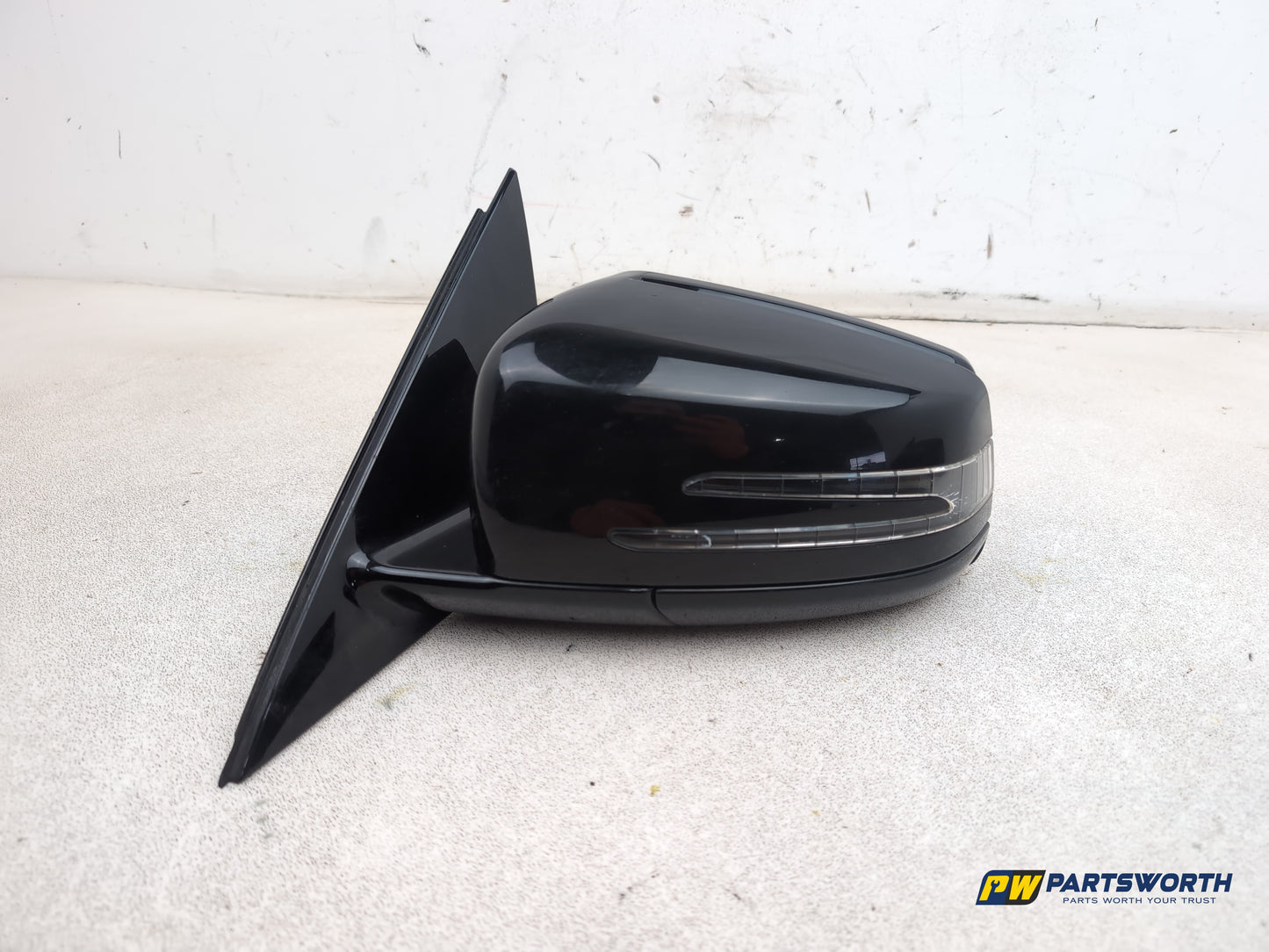 Mercedes-Benz E-Class Door Mirror Lh Passenger Side Obsidian Black Metallic C197