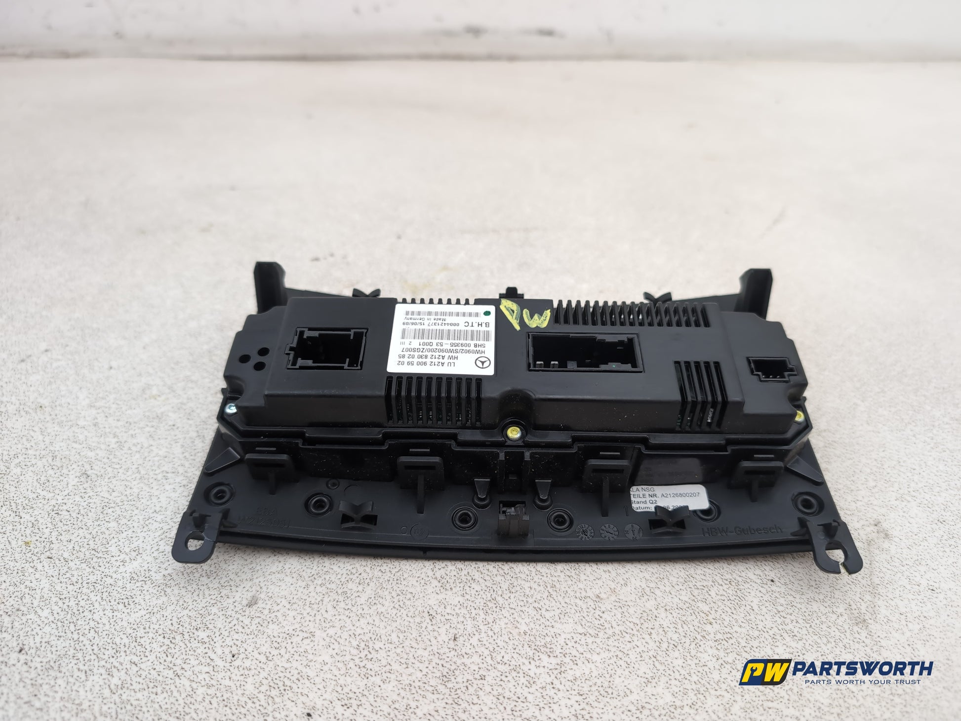 Mercedes-Benz E220 E-Class W212 Heater Control Assembly A2129005902 2009-2016 - photo 7