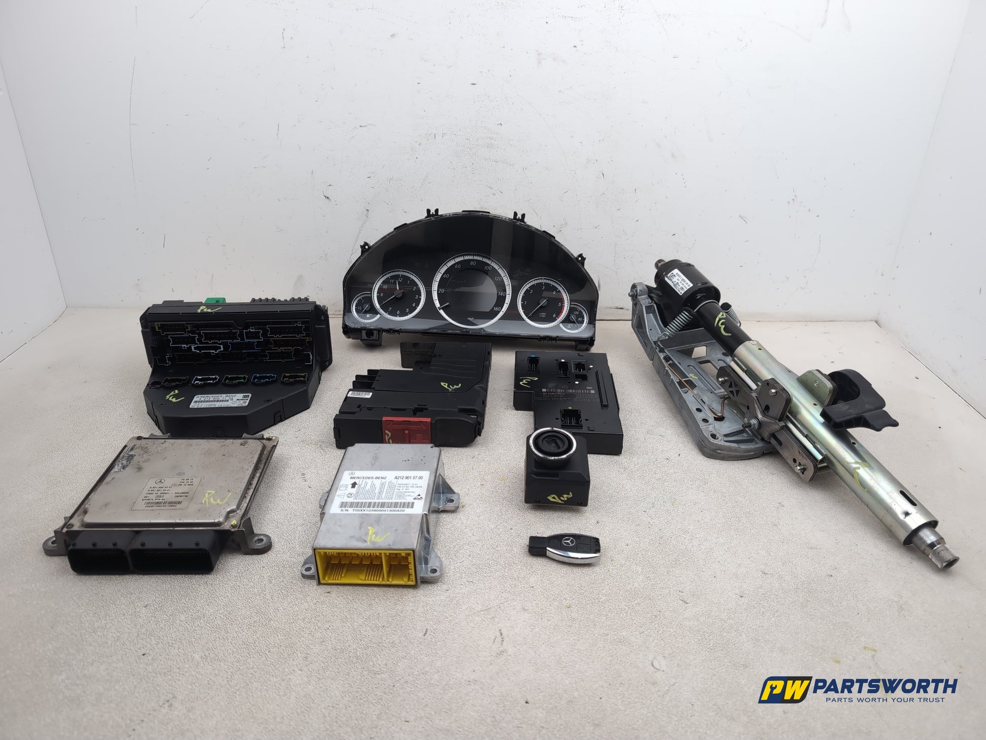 Mercedes-Benz E220 E-Class W212 Automatic 2.1l Diesel Engine Ecu Kit A6519005301