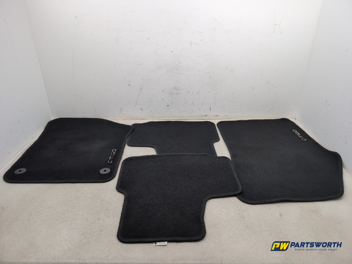 Skoda Citigo Se 12v Mat Carpet Set Front And Rear Black
