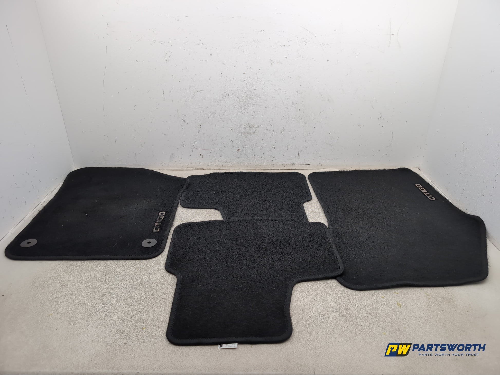 Skoda Citigo Se 12v Mat Carpet Set Front And Rear Black