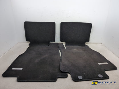 Mercedes-Benz E220 E-Class W212 Set Mat Carpet Front And Rear Black