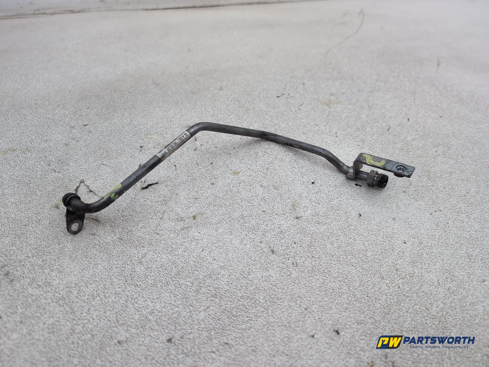 Mercedes-Benz E220 E-Class W212 Turbocharger Oil Pipe Line A6511800320 2009-2016