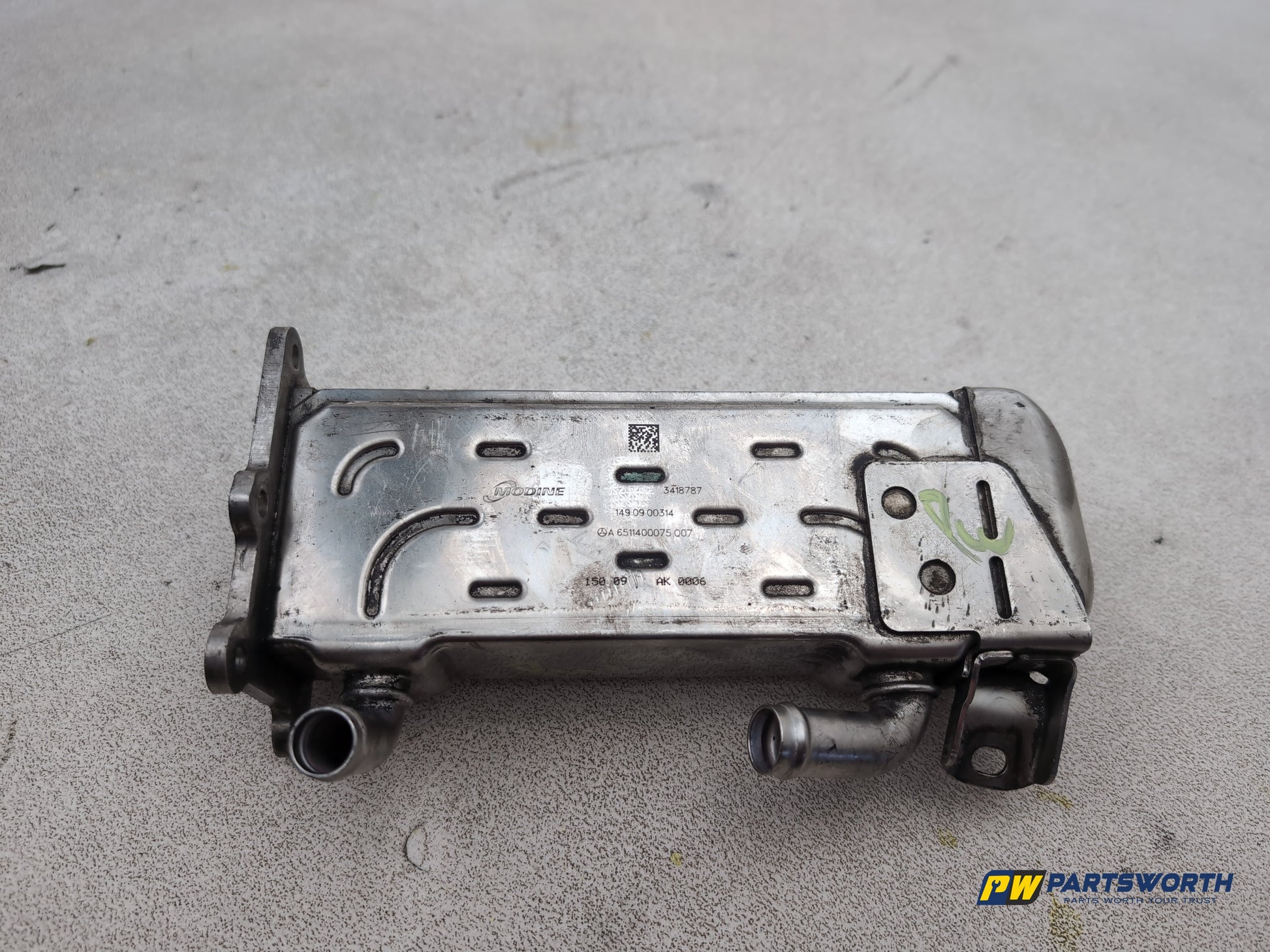 Mercedes-Benz E220 E-Class W212 Egr Cooler A6511400075 2009-2016 - photo 7