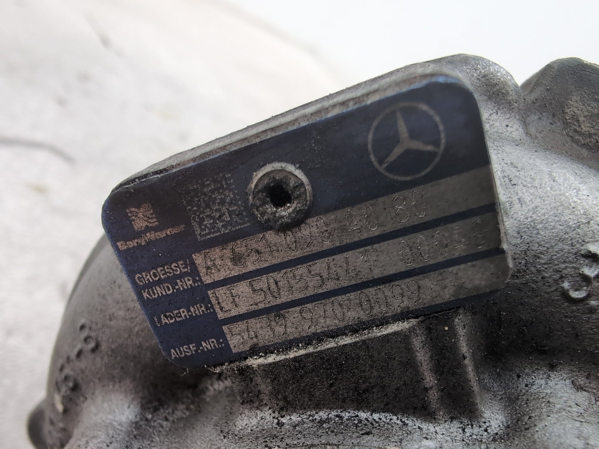 Mercedes-Benz E220 E-Class W212 Turbocharger Om 651.924 A6510904080 2009-2016 - photo 7
