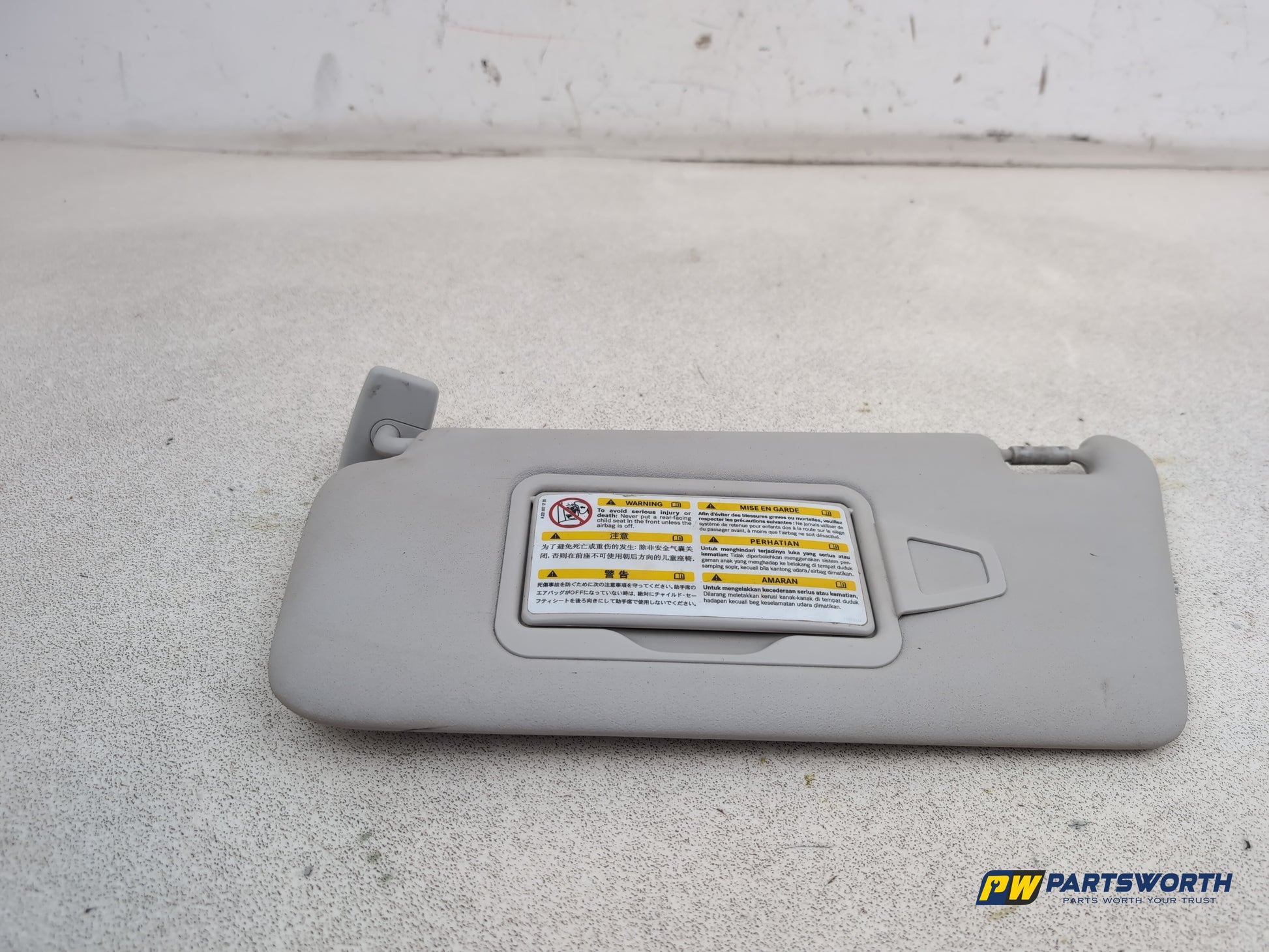 Mercedes-Benz B200 B-Class W245 Sin Visor Lh Passenger Side 2005-2011