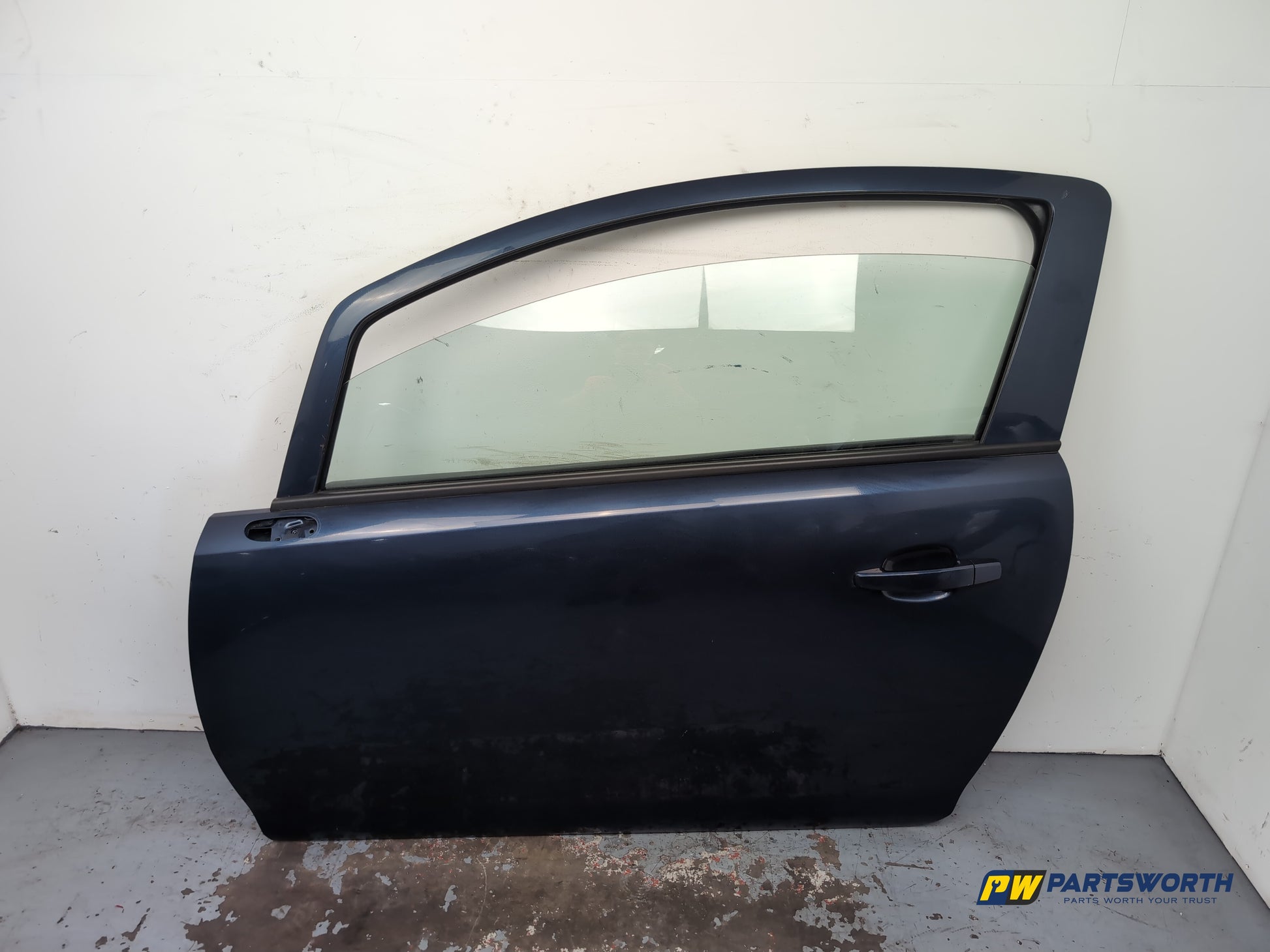 Vauxhall Corsa Se Door Front Lh Passenger Side Blue Z22a 2006-2014
