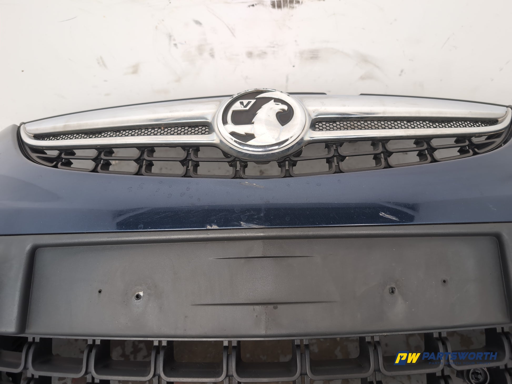 Vauxhall Corsa Se Hatchback Front Bumper Blue Z22a 2006-2011 - photo 7