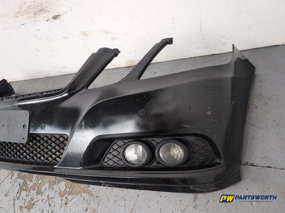 Mercedes-Benz E220 E-Class W212 Saloon Front Bumper Obsidian Black Metallic C197 - photo 7