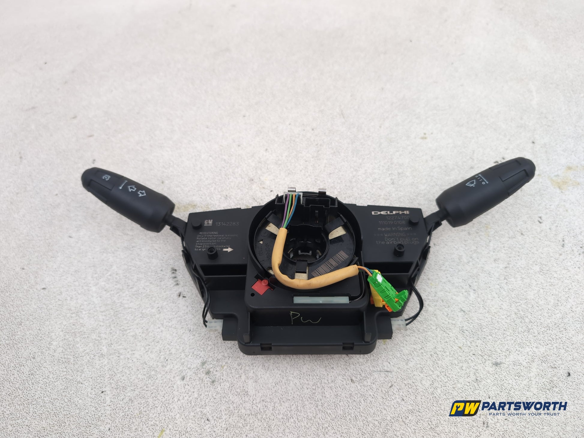 Vauxhall Corsa Se Steering Column Indicator Wiper Switch Stalk 13142283