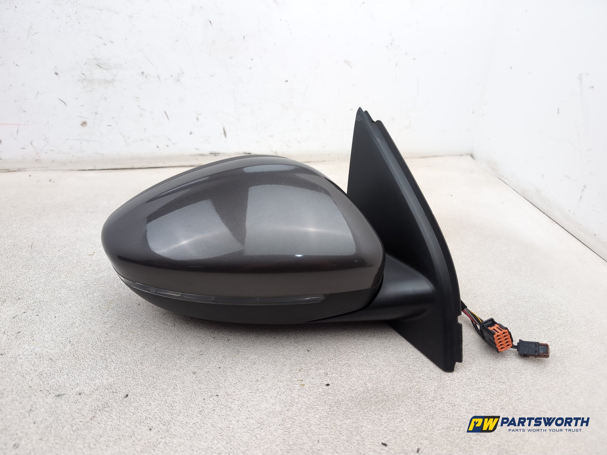 Peugeot 308 Allure Blue Power Folding Door Mirror Rh Driver Telluric Brown Kksd